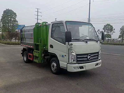 国六凯马3方挂桶垃圾车